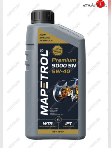 Масло моторное PREMIUM 9000 SN 5W40 синт.1л MAPETROL MAPETROL map0027