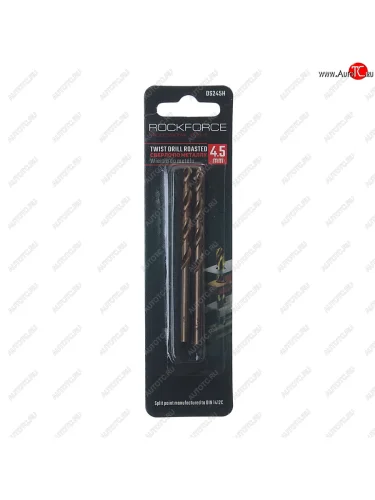 Сверло по металлу 4.5мм HSS Cobalt (2шт.) ROCKFORCE ROCKFORCE rf-ds245h