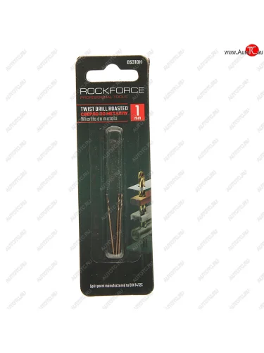Сверло по металлу 1.0мм HSS Cobalt (3шт.) ROCKFORCE ROCKFORCE rf-ds310h