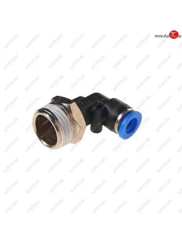 Фитинг для пластиковых трубок 12 угловой 8мм с наружной резьбой ROCKFORCE ROCKFORCE rf-spl08-04