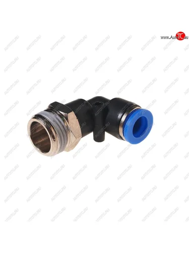 Фитинг для пластиковых трубок 12 угловой 10мм с наружной резьбой ROCKFORCE ROCKFORCE rf-spl10-04