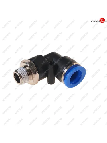 Фитинг для пластиковых трубок 14 угловой 12мм с наружной резьбой ROCKFORCE ROCKFORCE rf-spl12-02