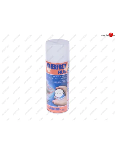 Краска белая аэрозоль 520мл Rus ABRO ABRO rus spo-040-r