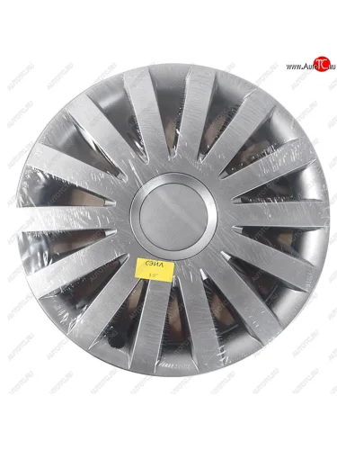 Колпак колеса R-15 серый СЭЙЛ комплект 4шт. NO NAME сэйл r-15