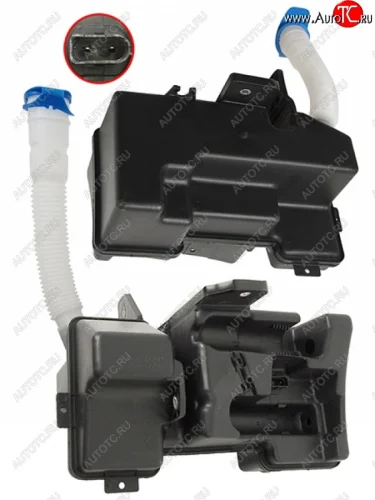 Бачок омывателя VW TIGUAN 07-16 (под омыватели) SAT ST-76-0018