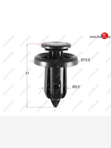 Клипса защита бампера HONDA (1 шт.) SAT ST-KJ-066