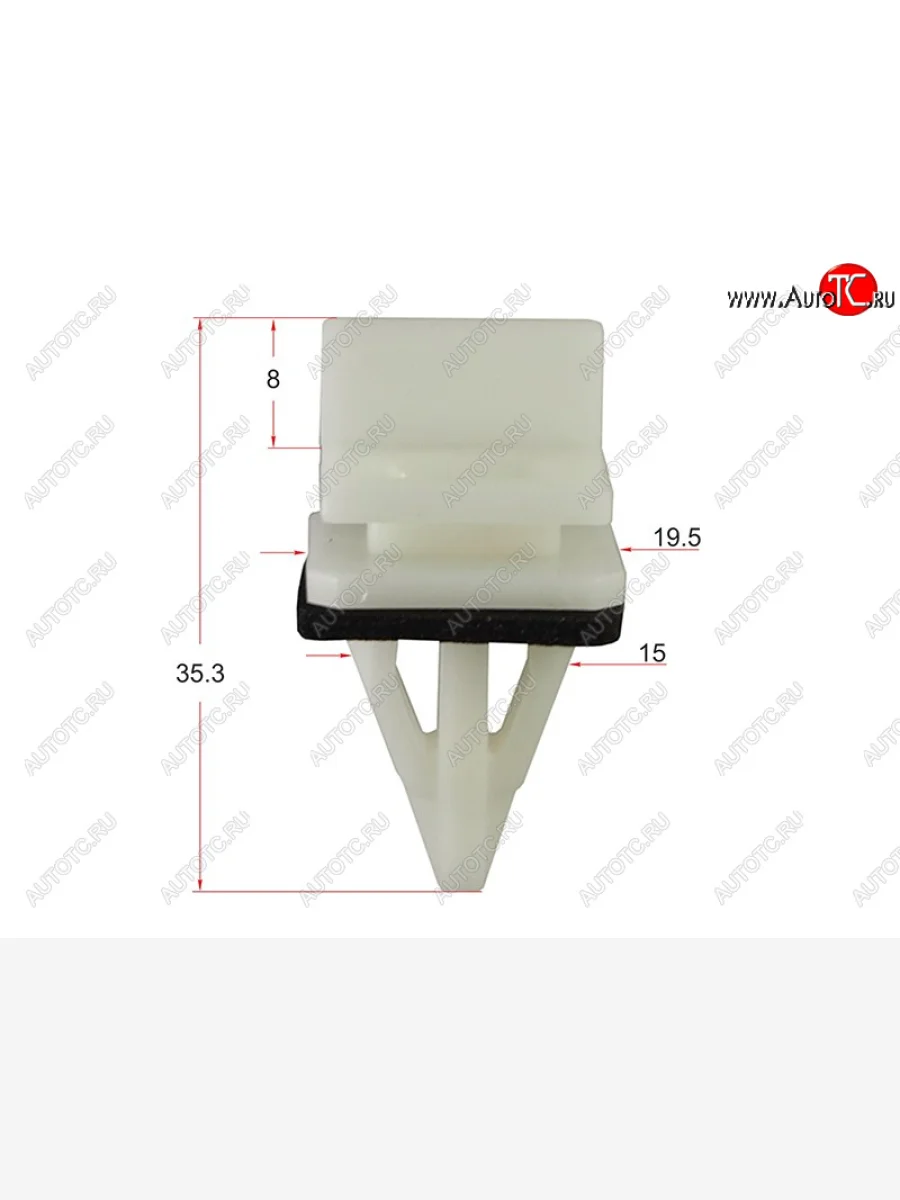 Клипса молдинга кузова HONDA (1 шт.) SAT ST-KJ-1059  в Самаре Самарской области