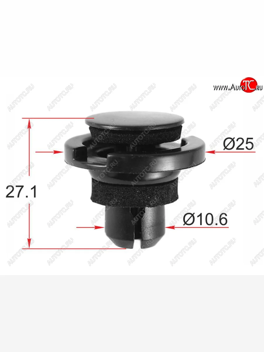 Клипса крепежная SUBARU (1 шт.) SAT ST-KJ-1970  в Самаре Самарской области