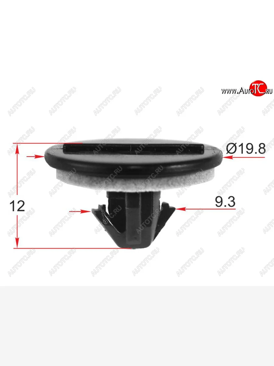 Клипса крепежная TOYOTALEXUS (1 шт.) SAT ST-KJ-2449  в Воронеже Воронежской области