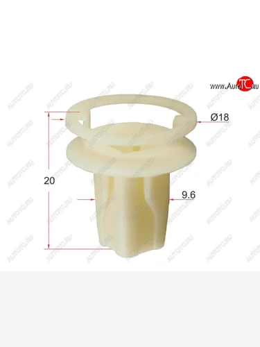 Клипса подкрылка TOYOTALEXUS (1 шт.) SAT ST-KJ-360