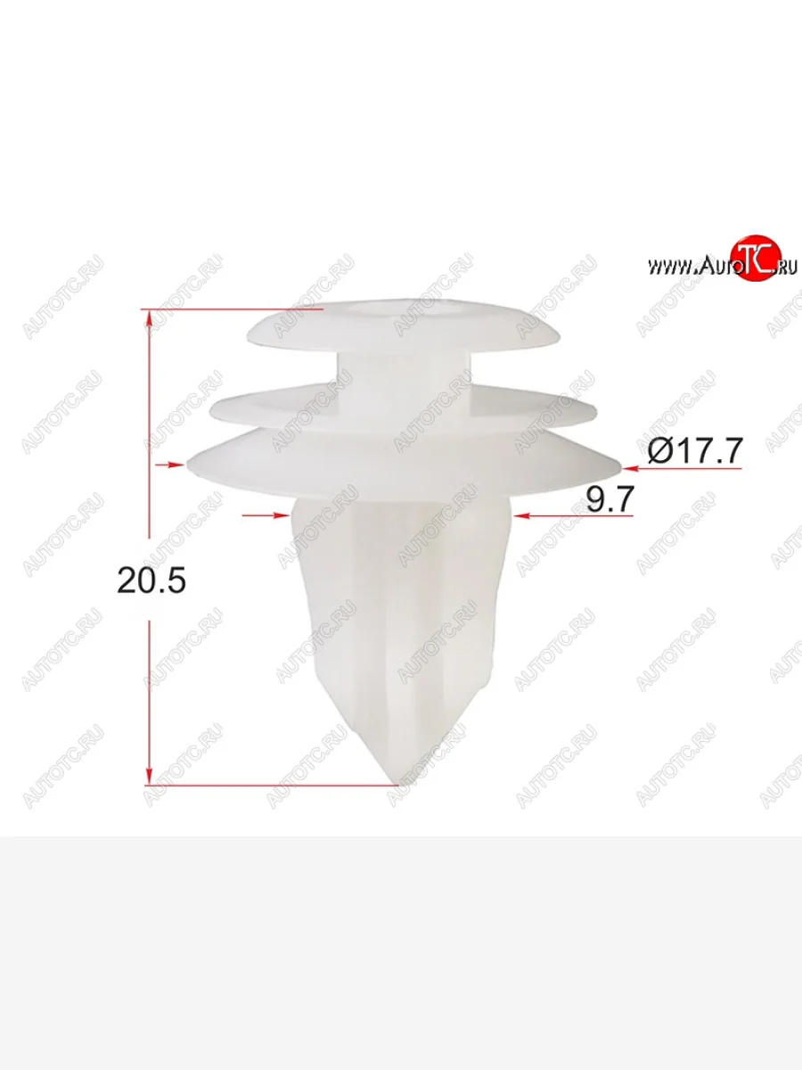 Клипса обшивки двери TOYOTA (1 шт.) SAT ST-KJ-318  в Самаре Самарской области