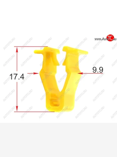 Клипса расширителя крыла HONDANISSAN (1 шт.) SAT ST-M12374