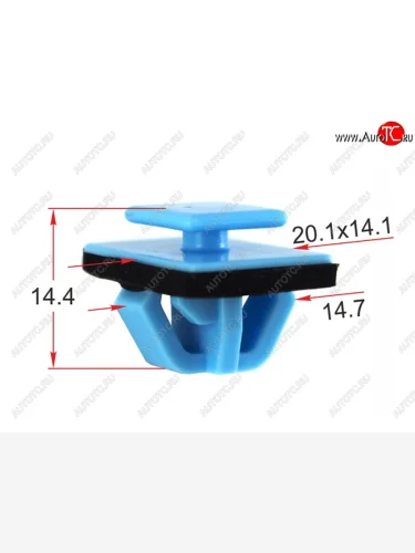 Клипса молдинга кузова HYUNDAIKIA (1 шт.) SAT ST-M12346