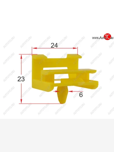 Клипса порога кузова BMW (1 шт.) SAT ST-M12306