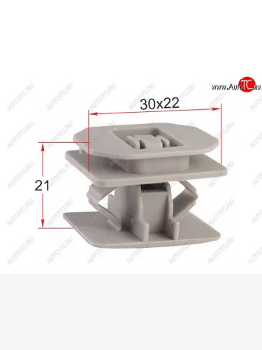 Клипса крепления порога FORD (1 шт.) SAT ST-M12482