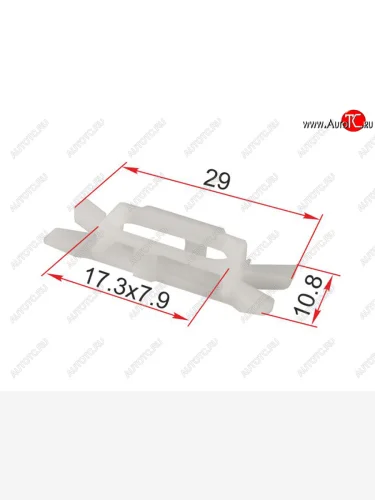 Клипса уплотнителя двери RENAULTFIAT (1 шт.) SAT ST-M12445