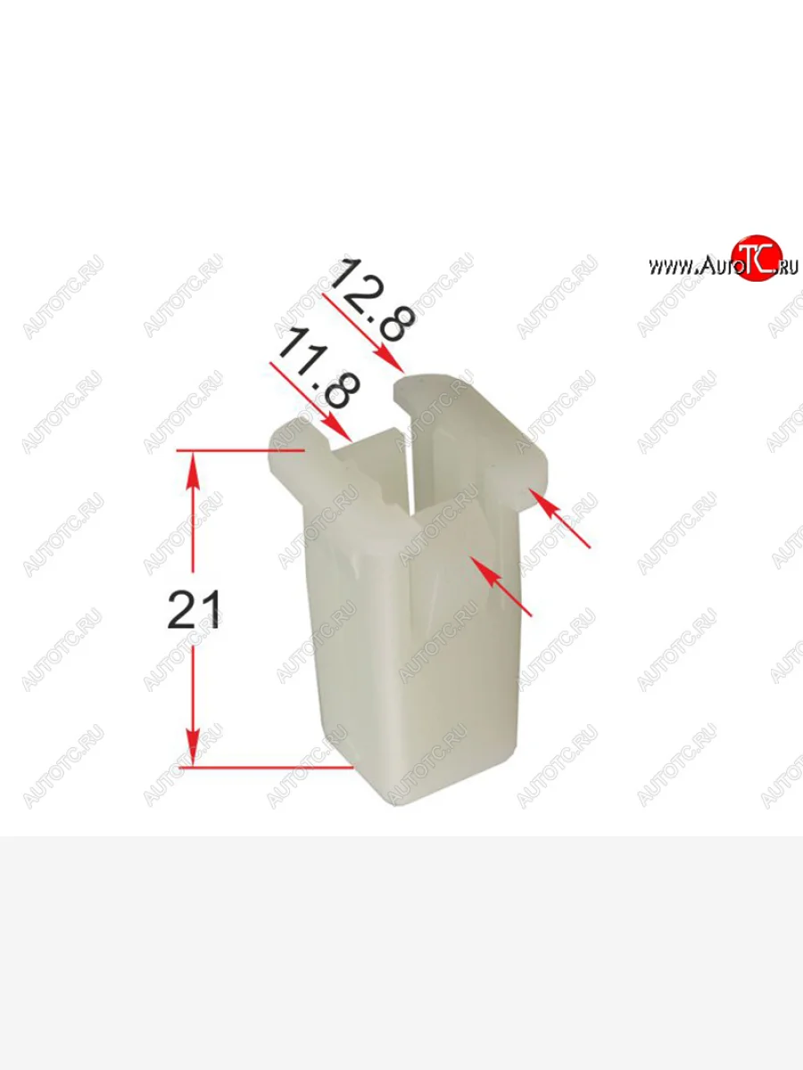 Клипса под винт FORD (1 шт.) SAT ST-M12438  в Самаре Самарской области