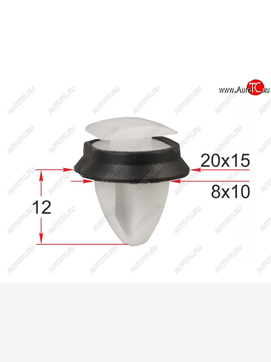 Клипса молдинга кузова CITROENFIAT (1 шт.) SAT ST-M12412  в Самаре Самарской области
