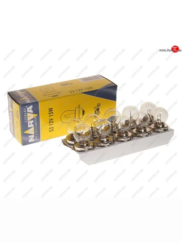 Лампа 12V S3 15W P26s Standard NARVA NARVA 490143000