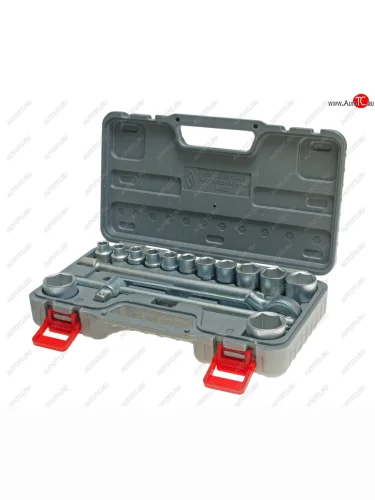 Набор головок торцевых шоферского инструмента №2 16 предметов в кейсе НИЗ НОВОСИБИРСКИЙ ИЗ 10243