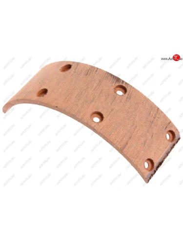 Накладка тормозной колодки ГАЗ-53 стояночного тормоза Wшир.=60мм;Lдуги=205.2мм;hтолщ.=5.5мм ФРИТЕКС ФРИТЕКС 51-3507020-б