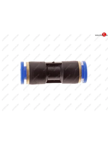 Соединитель трубки ПВХ,полиамид d=6мм прямой пластик NO NAME puc06