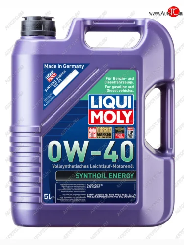 Масло моторное SYNTHOIL ENERGY 0W40 синт.5л LIQUI MOLY LIQUI MOLY 9515