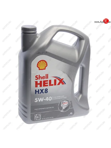 Масло моторное HELIX HX-8 5W40 A3B4SP синт.4л SHELL SHELL 550070336