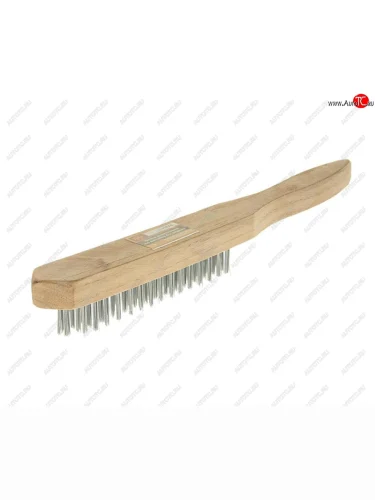 Щетка металлическая ручная деревянный корпус 4 ряда ТЕХМАШ ТЕХМАШ 12874