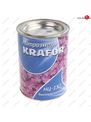 Краска серая 700г НЦ-132 KRAFOR KRAFOR 500