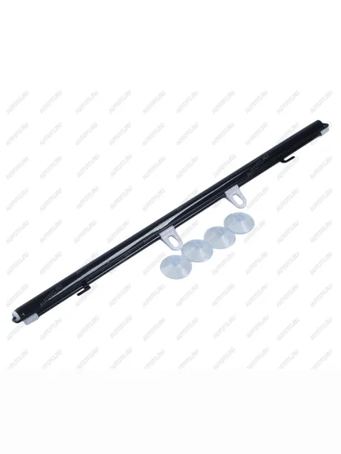 Шторка автомобильная для лобового стекла 130х63см присоска Dark Black (ВК-15) NO NAME шторка 63х130 (вк-15)