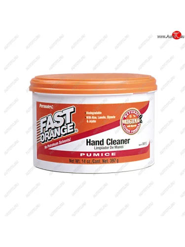 Очиститель рук крем для сухой очистки с пемзой 397г Fast Orange Hand Cleaner Cream Formula PERMATEX PERMATEX 35013