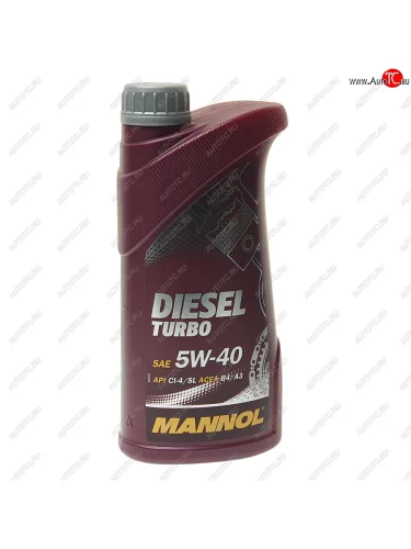 Масло дизельное TURBO DIESEL 5W40 CI-4SN синт.1л 7904 MANNOL MANNOL 1010