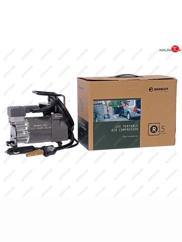 Компрессор автомобильный 40лмин. 10атм. 14.5А 12V в прикуриватель (сумка) BERKUT BERKUT r15