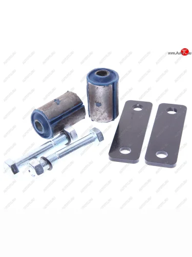 Серьга ГАЗ-3302 рессоры в сборе комплект (2щеки, 2 болта, 2сайлентблока) (синие) Вулкан-НН ВУЛКАН-НН 3302-2902464