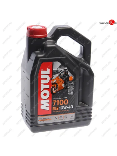 Масло моторное для 4-х тактных двигателей 7100 ESTER 4T 10W40 синт.4л MOTUL MOTUL 112122
