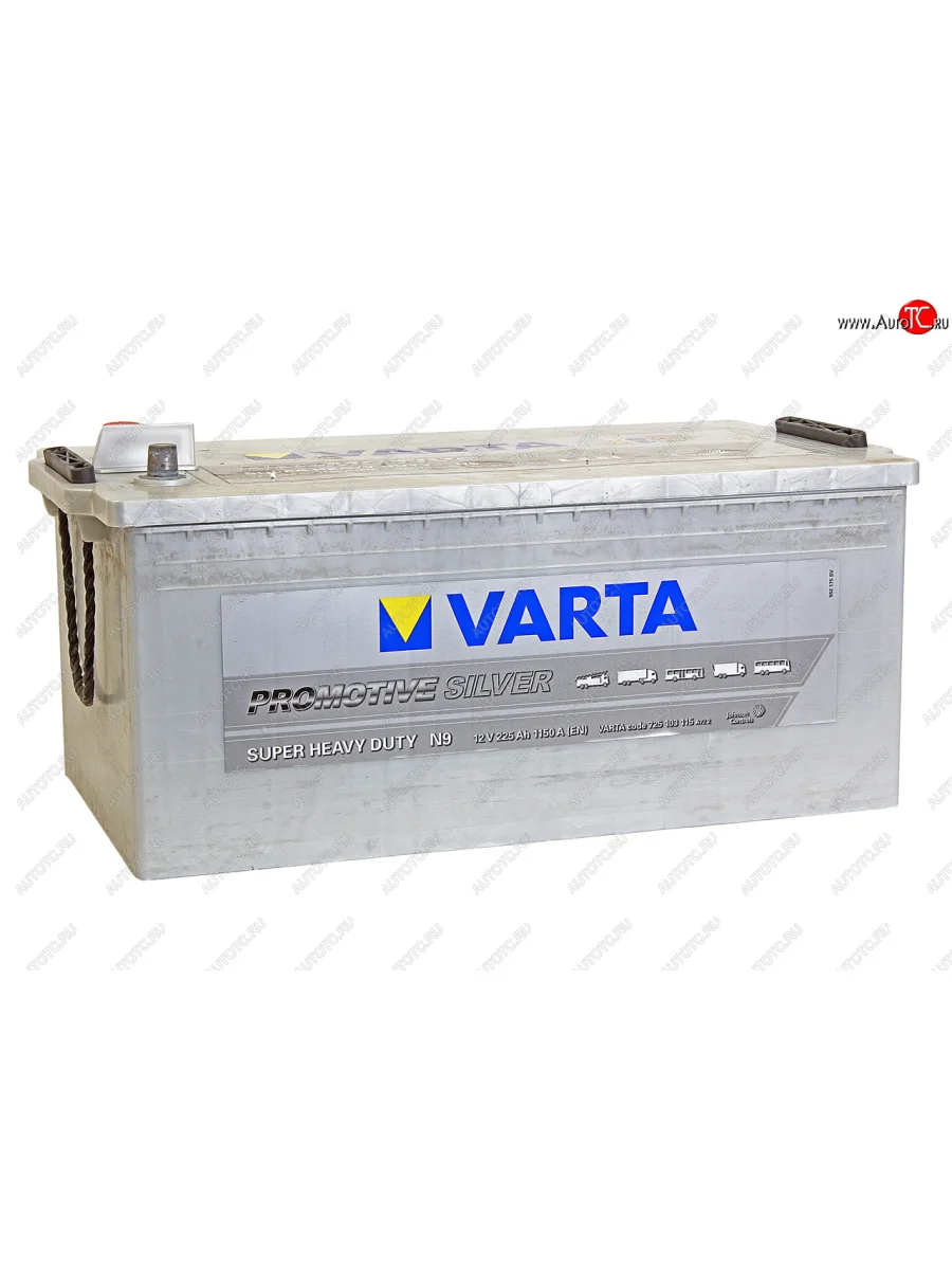 Аккумулятор VARTA Promotive Silver 225Ач обратная полярность VARTA 6ст225(3) n9  в Самаре Самарской области