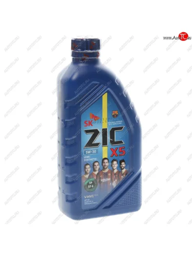 Масло моторное X5 SPGF-6 5W30 псинт.1л ZIC ZIC 132621