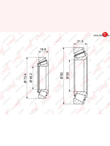Сальник TOYOTA Hilux (88-97) ступицы передней LYNX LYNX wb1230