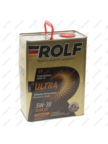 Масло моторное Ultra C3 5W30 синт.4л ROLF ROLF 322936