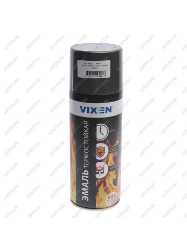 Краска термостойкая графит аэрозоль 520мл VIXEN VIXEN vx-53003