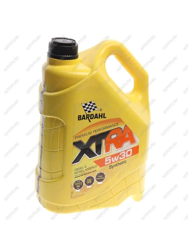 Масло моторное XTRA DEXOS 2 VW 505.01 5W30 синт.5л BARDAHL BARDAHL 34113