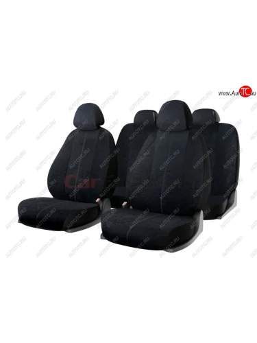 Авточехлы универсальные алькантара черные (11 предм.) Cruise CARFASHION CARFASHION 10100