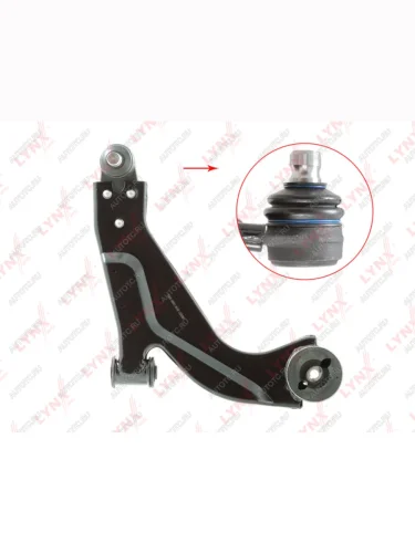 Рычаг подвески FORD Mondeo (01-07) передней нижний правый LYNX LYNX c5099r