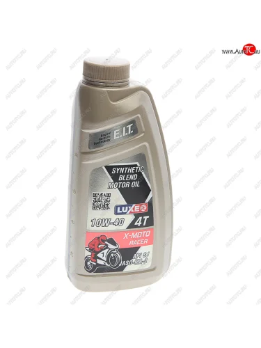 Масло моторное для 4-х тактных двигателей X-MOTO RACER SJ 4T 10W40 псинт.1л LUXE LUXE 30419