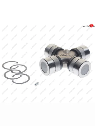 Крестовина ЗИЛ,КАМАЗ,УРАЛ вала карданного в сборе (39х118мм) (стопорные пластины) ПРАМО ПРАМО 130-2201025