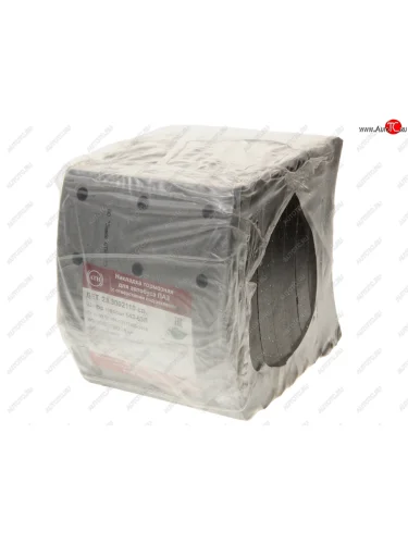 Накладка тормозной колодки ПАЗ-3204 (-14) свер. расточ. компл. (8 шт. толщ. 17.510.5) с заклеп. АТИ АТИ Завод 231.3002110