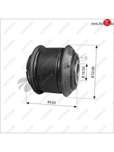 Сайлентблок DAF стабилизатора малый (край) MANSONS MANSONS 200.119