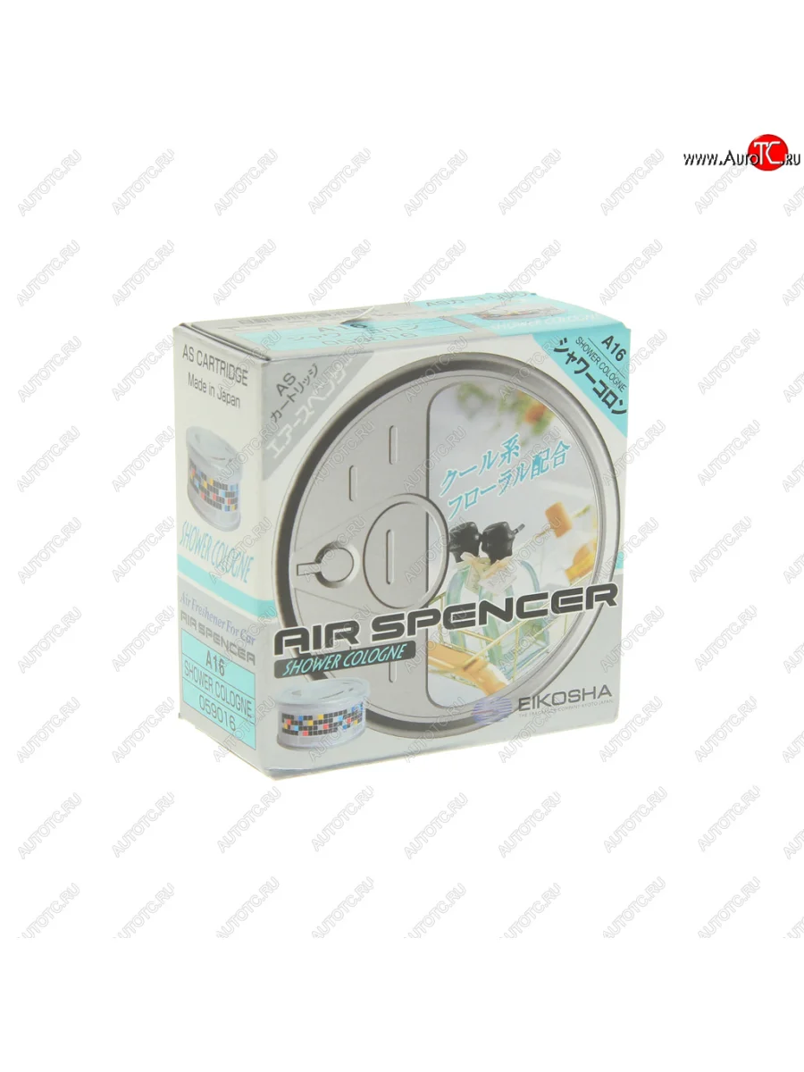 Ароматизатор на панель приборов меловой (кельнский дождь) Air Spencer EIKOSHA EIKOSHA a-16  в Самаре Самарской области