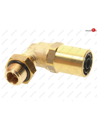 Соединитель трубки ПВХ,полиамид d=12ммМ16х1.5мм угловой металл HALDEX HALDEX 03281096600-rtc